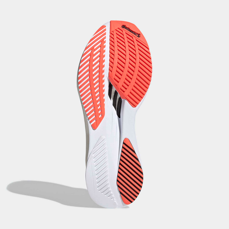 Outsole view of women's adidas adizero boston 10 running shoes (6872494112930)