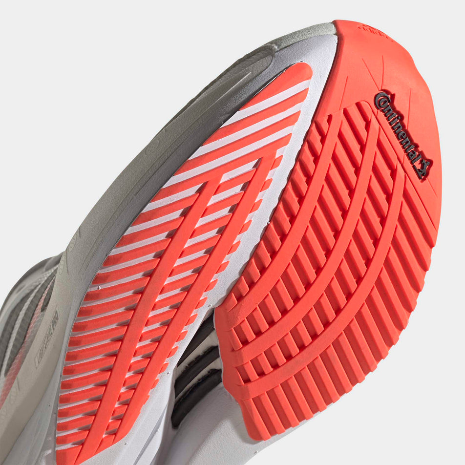 Outsole forefoot view of women's adidas adizero boston 10 running shoes (6872494112930)