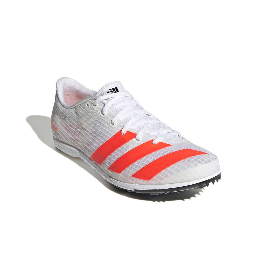 Lateral angled view of unisex adidas distancestar distance track spikes (7477499297954)