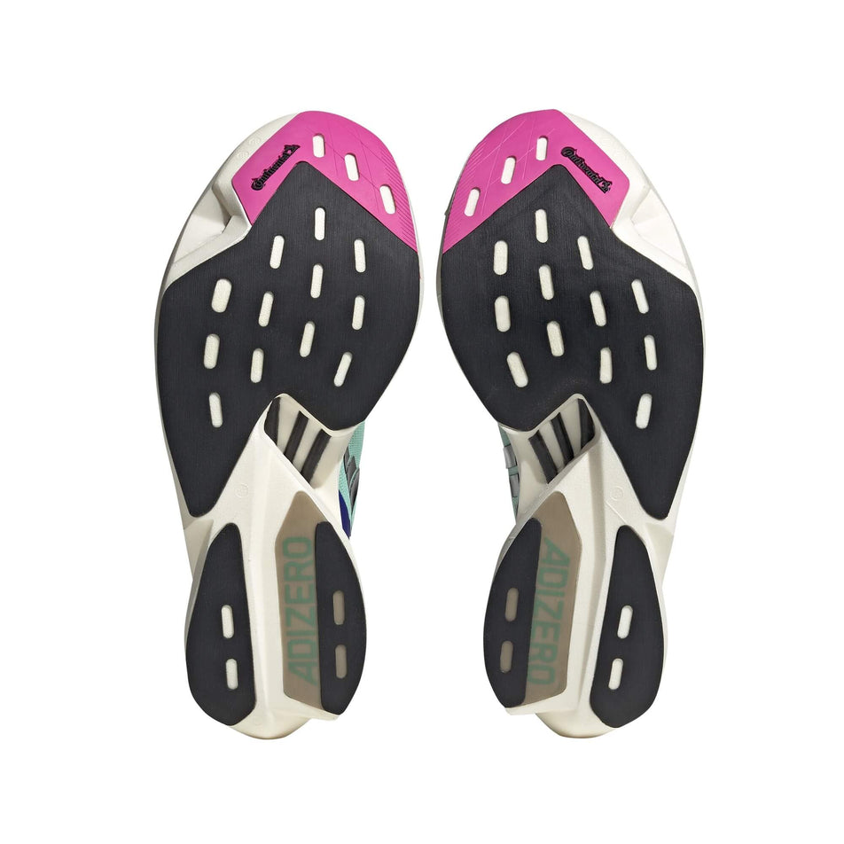 The outsoles on pair of unisex adidas Adizero Adios Pro 3 Running Shoes (7825605722274)