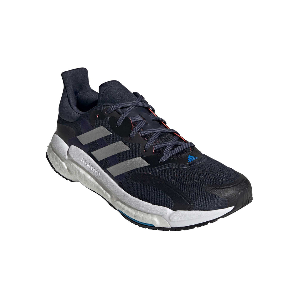 Anterior angled view of men's adidas solar boost 4 running shoes (7275567939746)