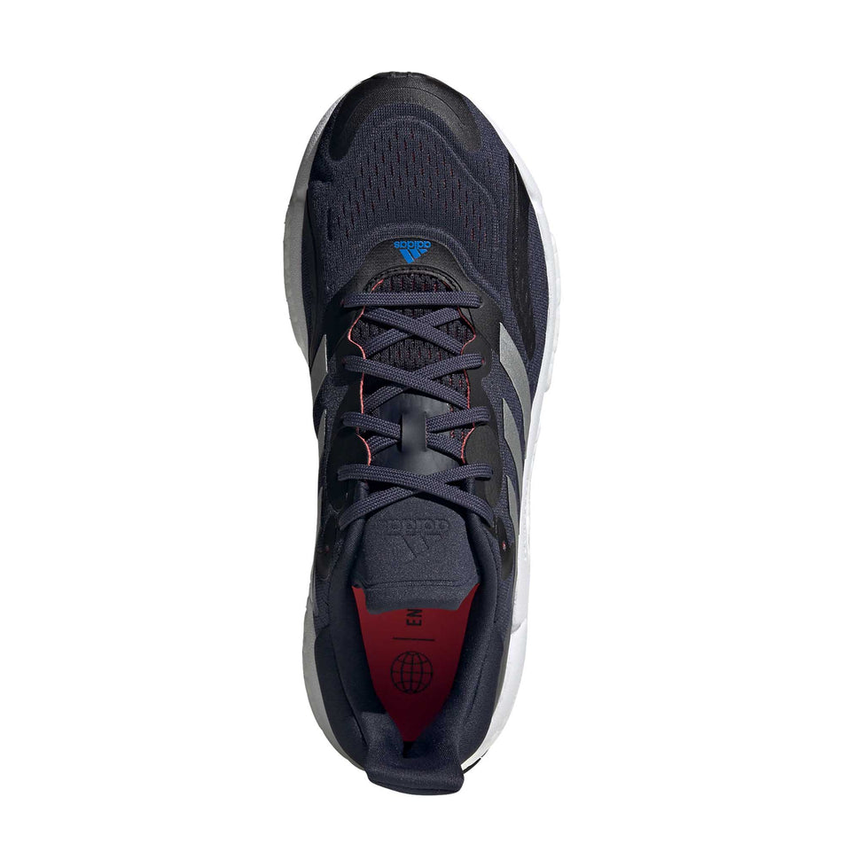 Upper view of men's adidas solar boost 4 running shoes (7275567939746)