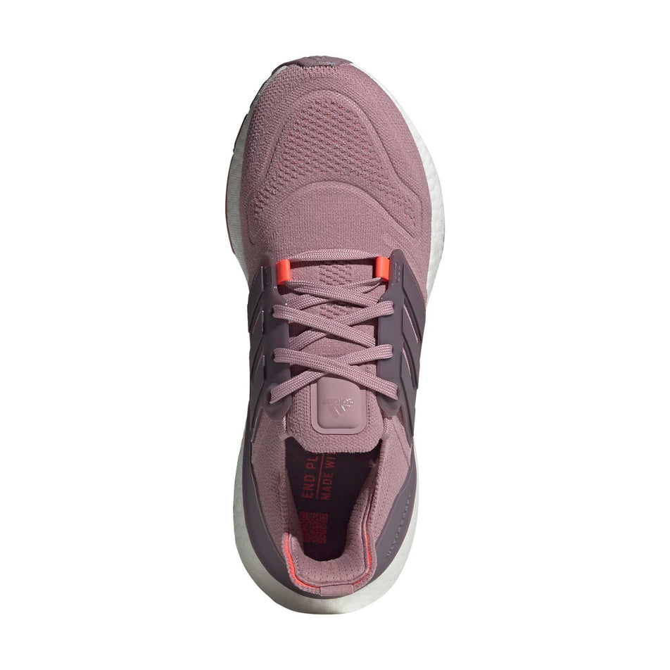 Upper view of women's adidas ultraboost 22 running shoes (7280406593698)