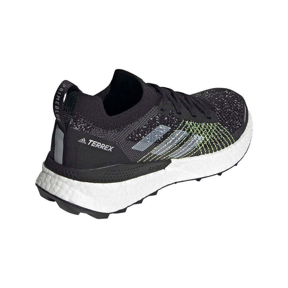 Posterior view of women's adidas terrex two ultra primeblue running shoes (6872549097634)