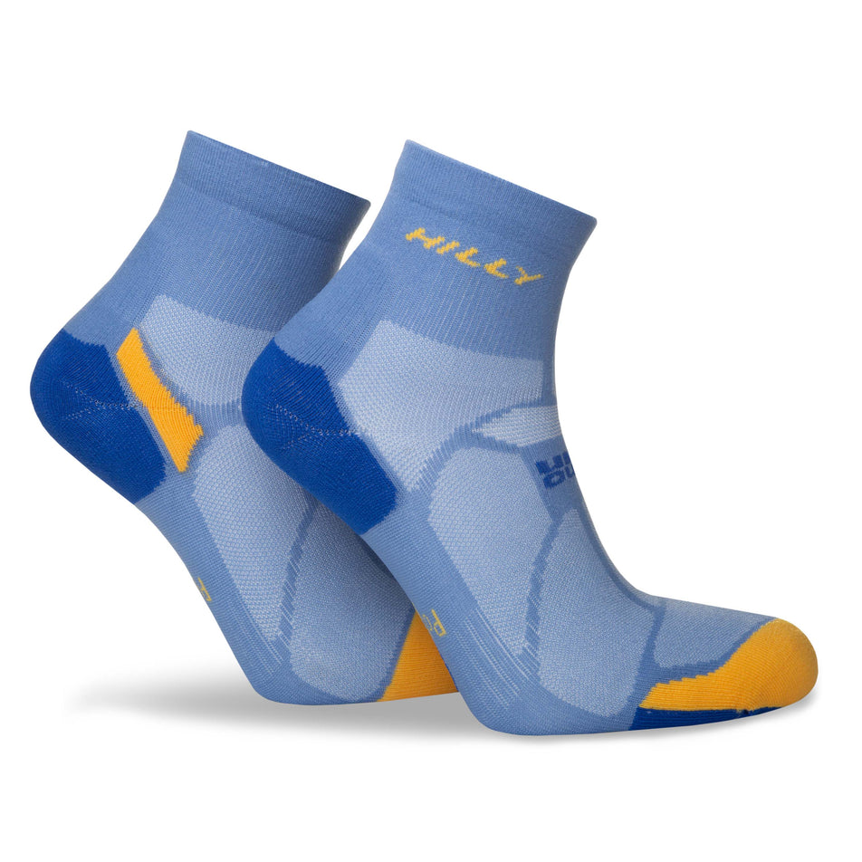 A pair of Hilly Unisex Marathon Fresh Anklet Running Socks (7757229064354)