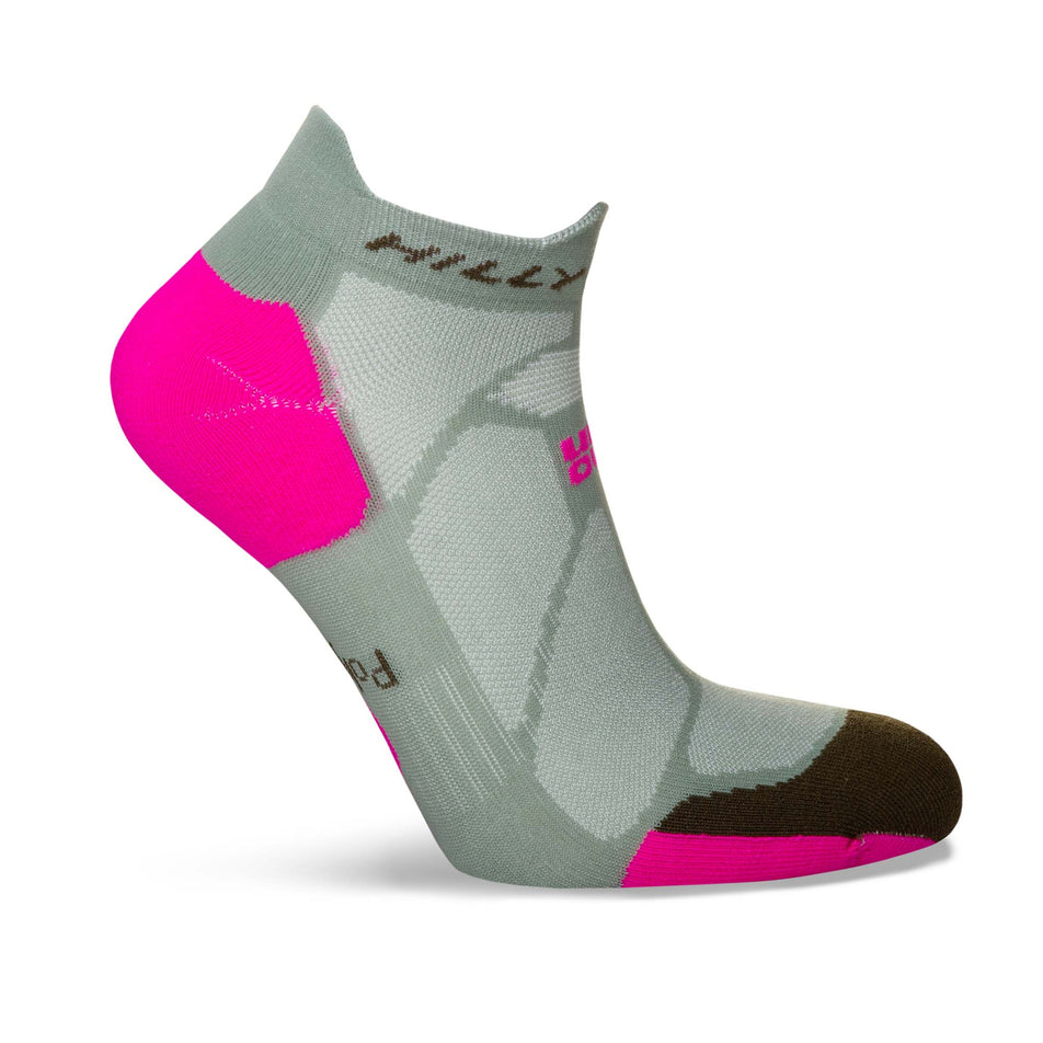 The right sock from a pair of Hilly Unisex Marathon Fresh Running Socklets (7757347782818)