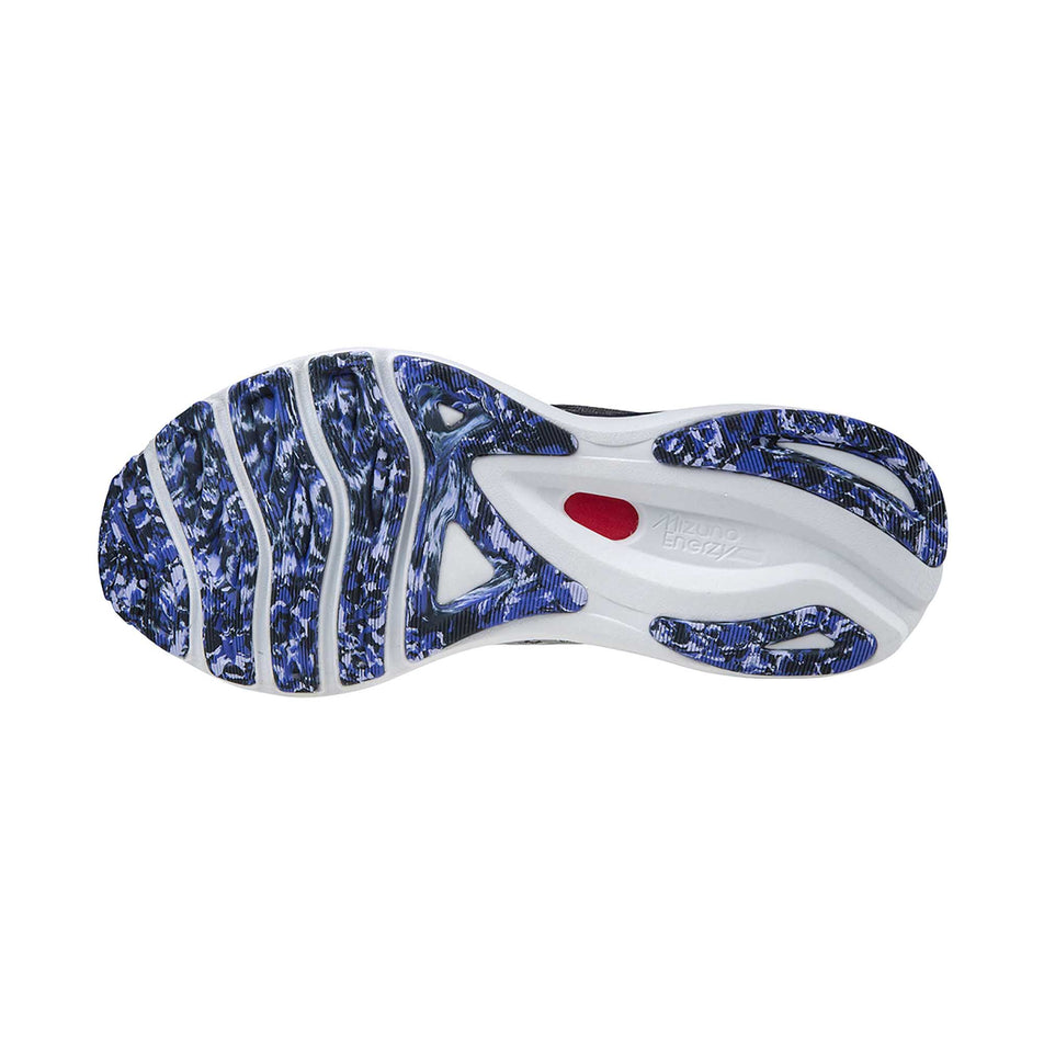 Outsole view of men's mizuno wave sky 5 running shoes (6882949726370)