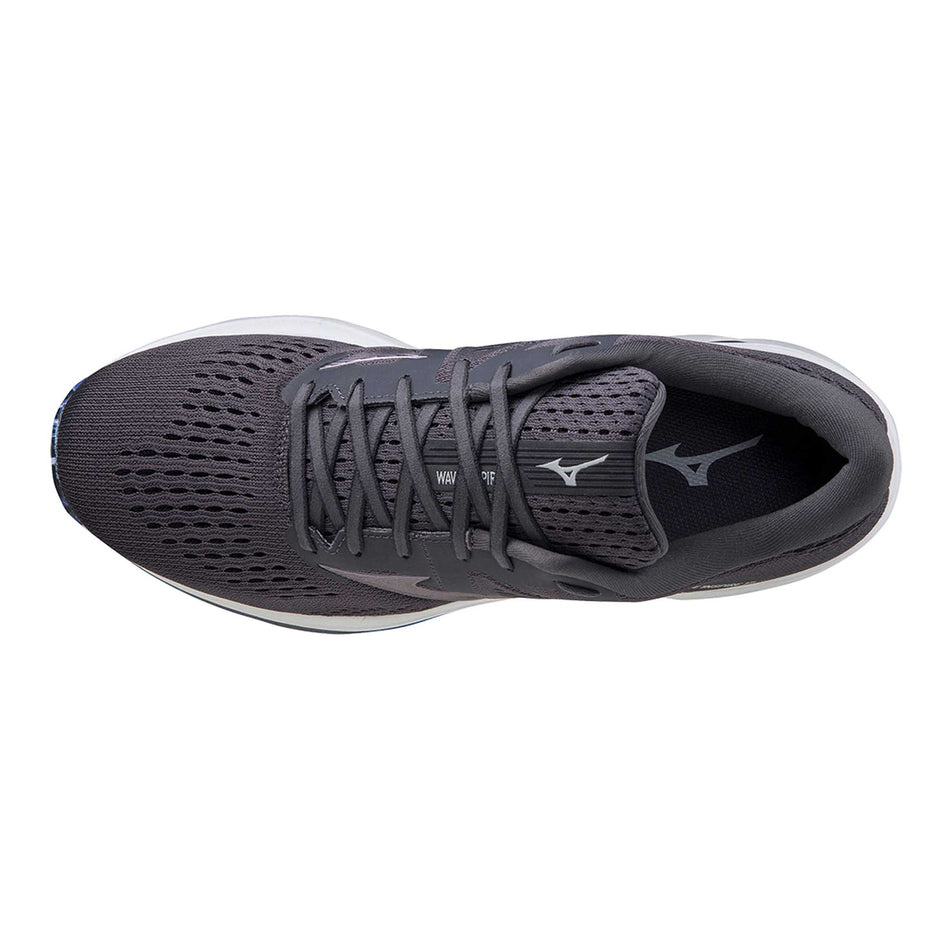 Upper view of men's mizuno wave inspire 17 running shoes (6882954248354)