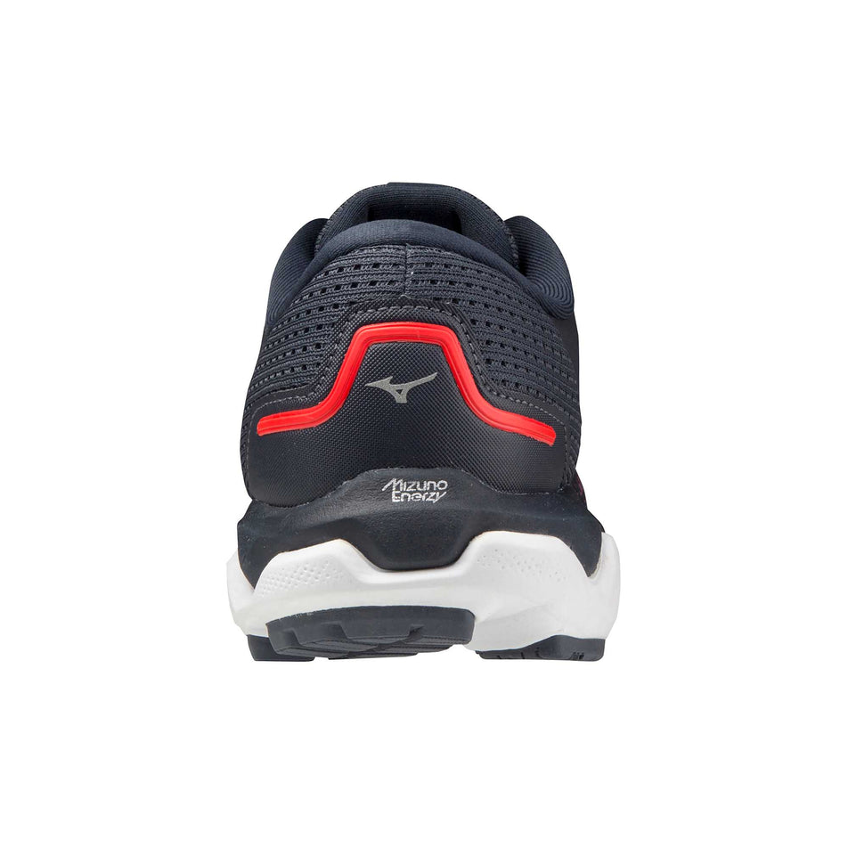 The heel counter and crash pad on the left shoe from a pair of women's Mizuno Wave Horizon 5 (6897435246754)