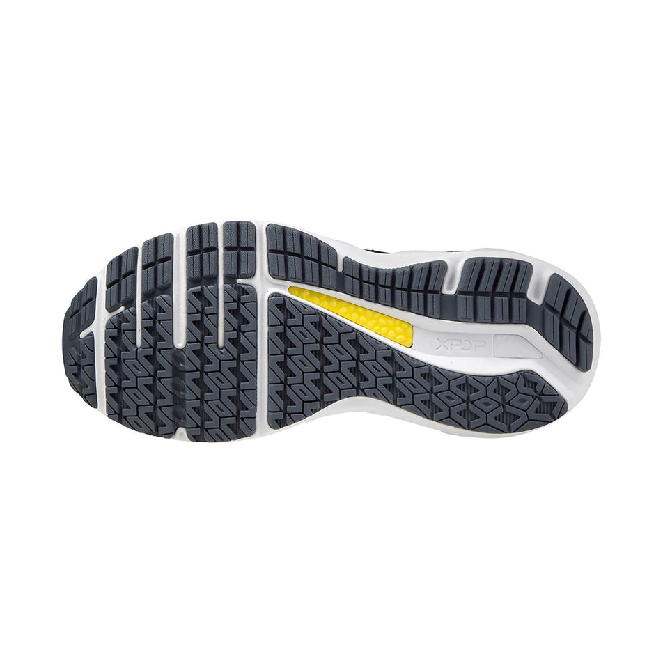 The full outsole on the left shoe from a pair of women's Mizuno Wave Horizon 5 (6897435246754)
