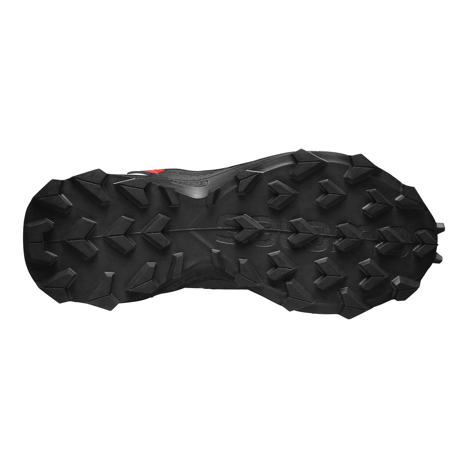 Sole view of Salomon Unisex Junior Alphacross Blast Running Shoes (6888755626146)