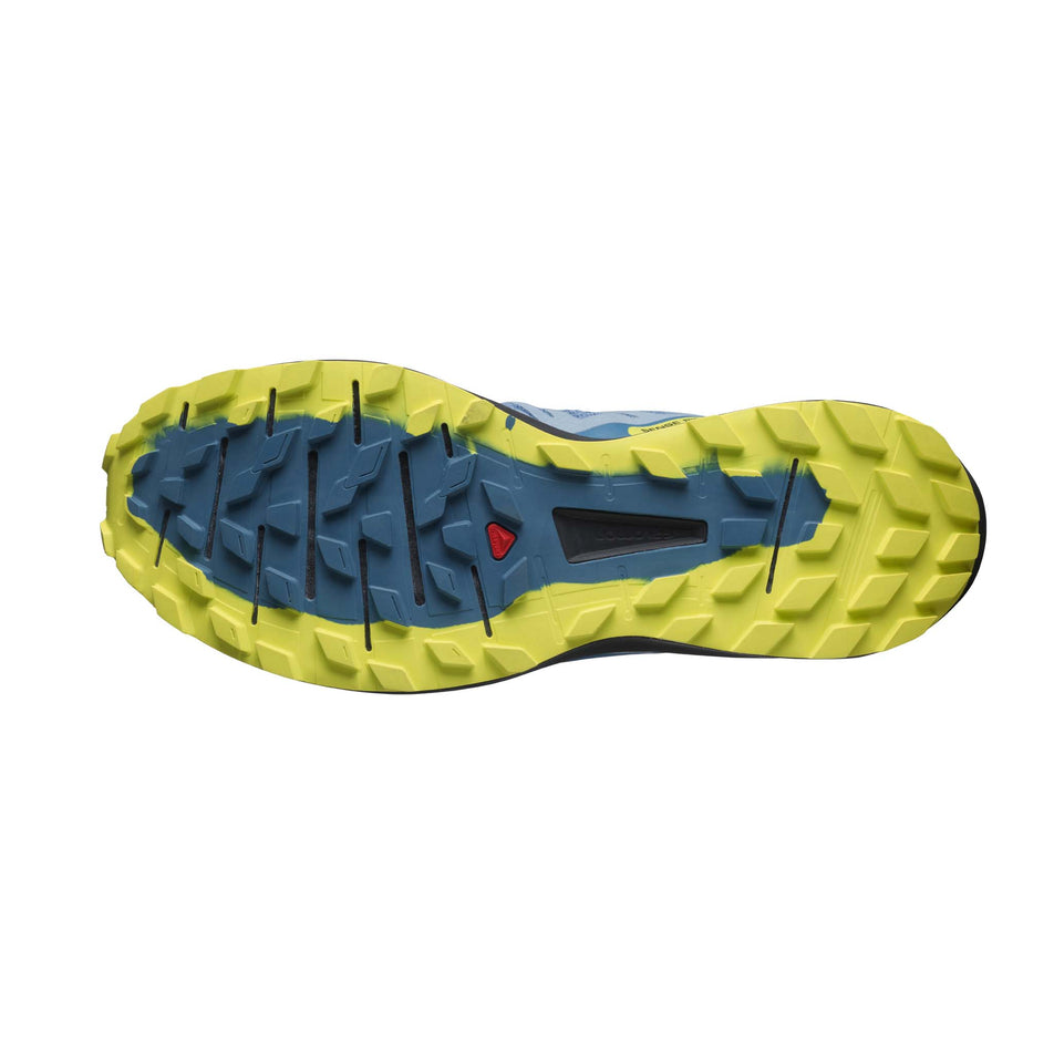 Outsole view of men's salomon sense ride 4 running shoes (7536128983202)