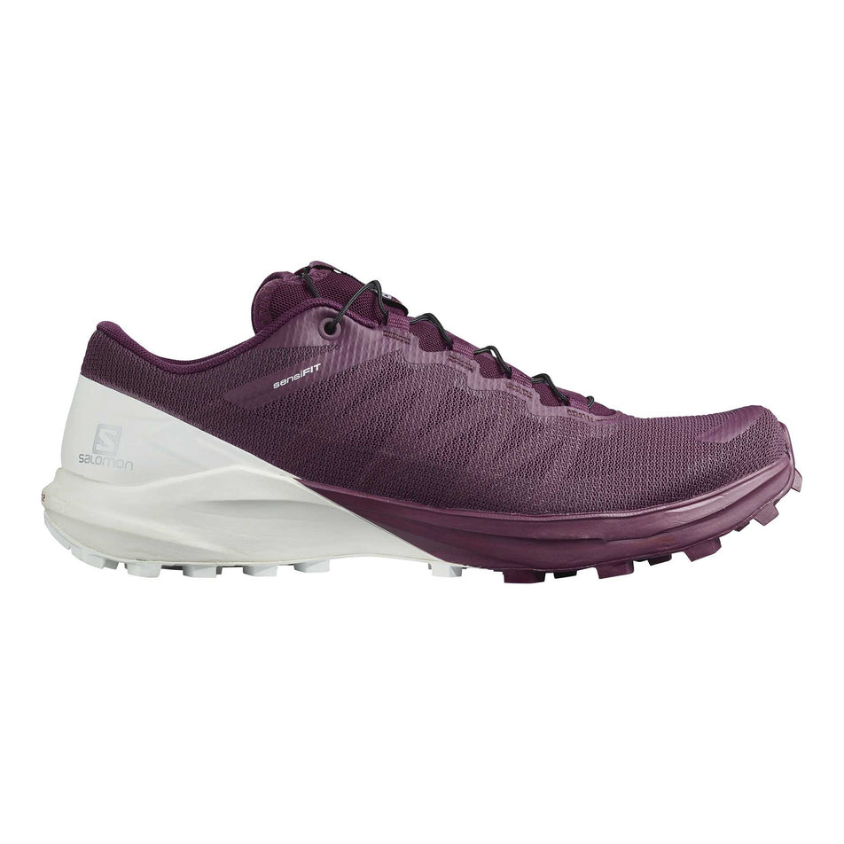 Lateral view of Salomon women's Sense 4 running shoe (6888716304546)