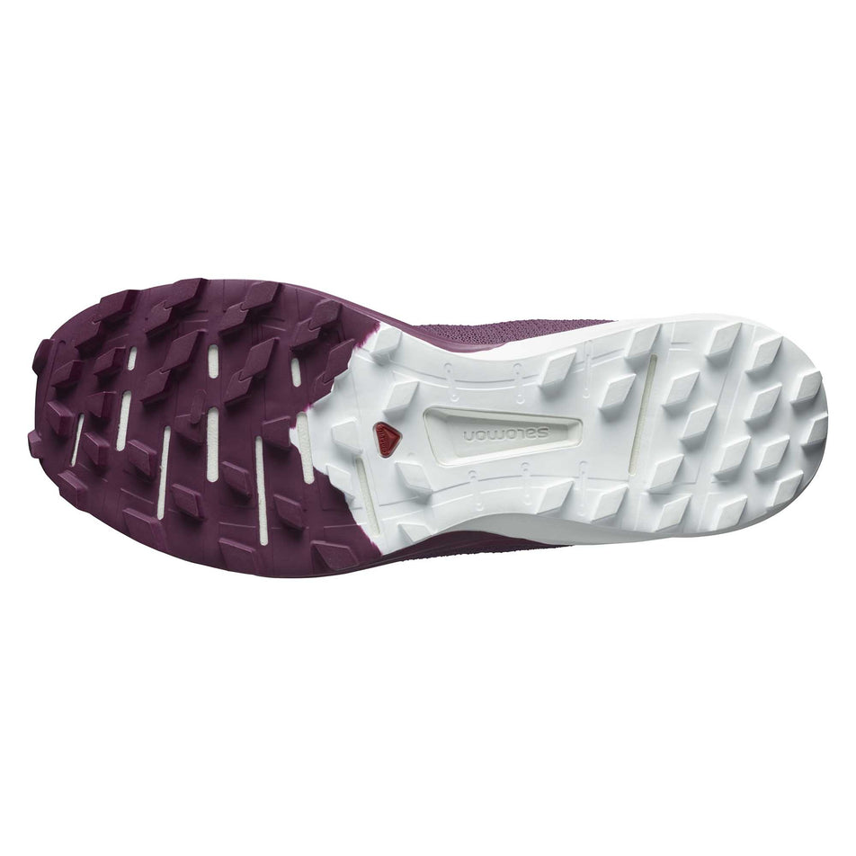 Sole view of Salomon women's Sense 4 running shoe (6888716304546)
