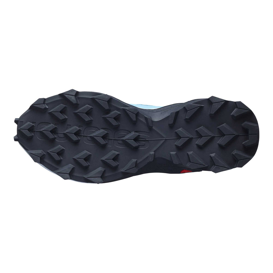 Sole view of Salomon women's Supercross 3 running shoe (6888701198498)