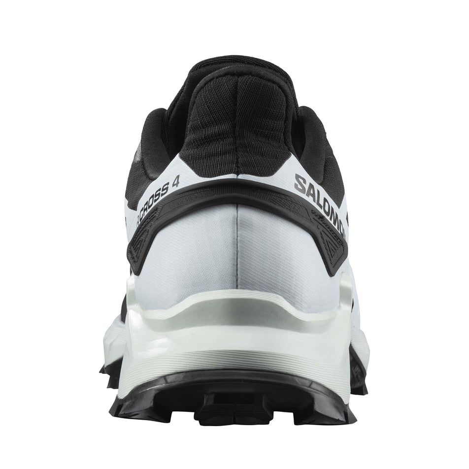 Posterior view of men's salomon supercross 4 running shoes (7528568160418)