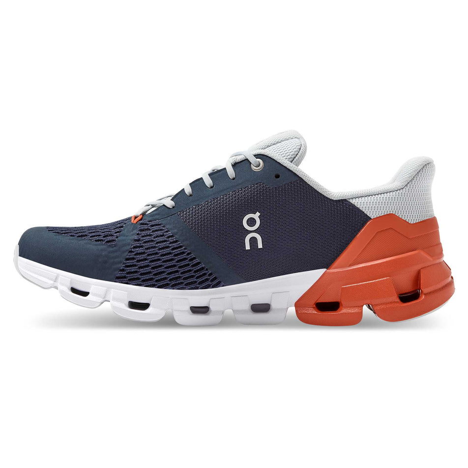 The medial side of the right shoe from a pair of men's On Running Cloudflyer (6888441118882)