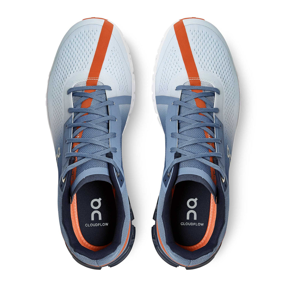 Upper pair view of men's on cloudflow running shoes (6888371323042)