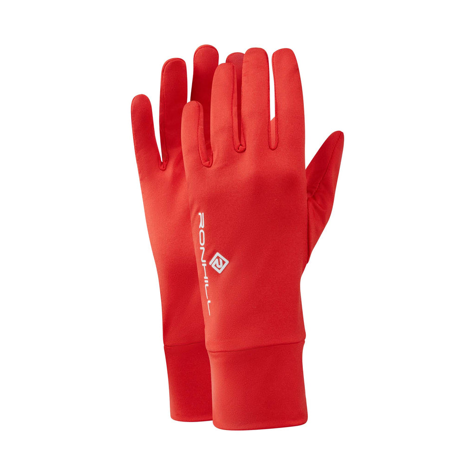 Pair view of Ronhill Unisex Classic Running Glove in red (7601363910818)