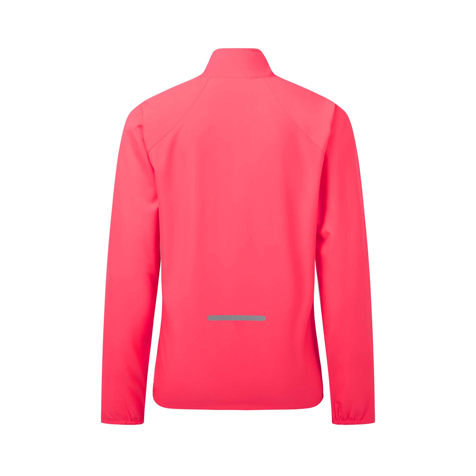 Back view of Ronhill Women's Core Running Jacket in pink (7578006192290)