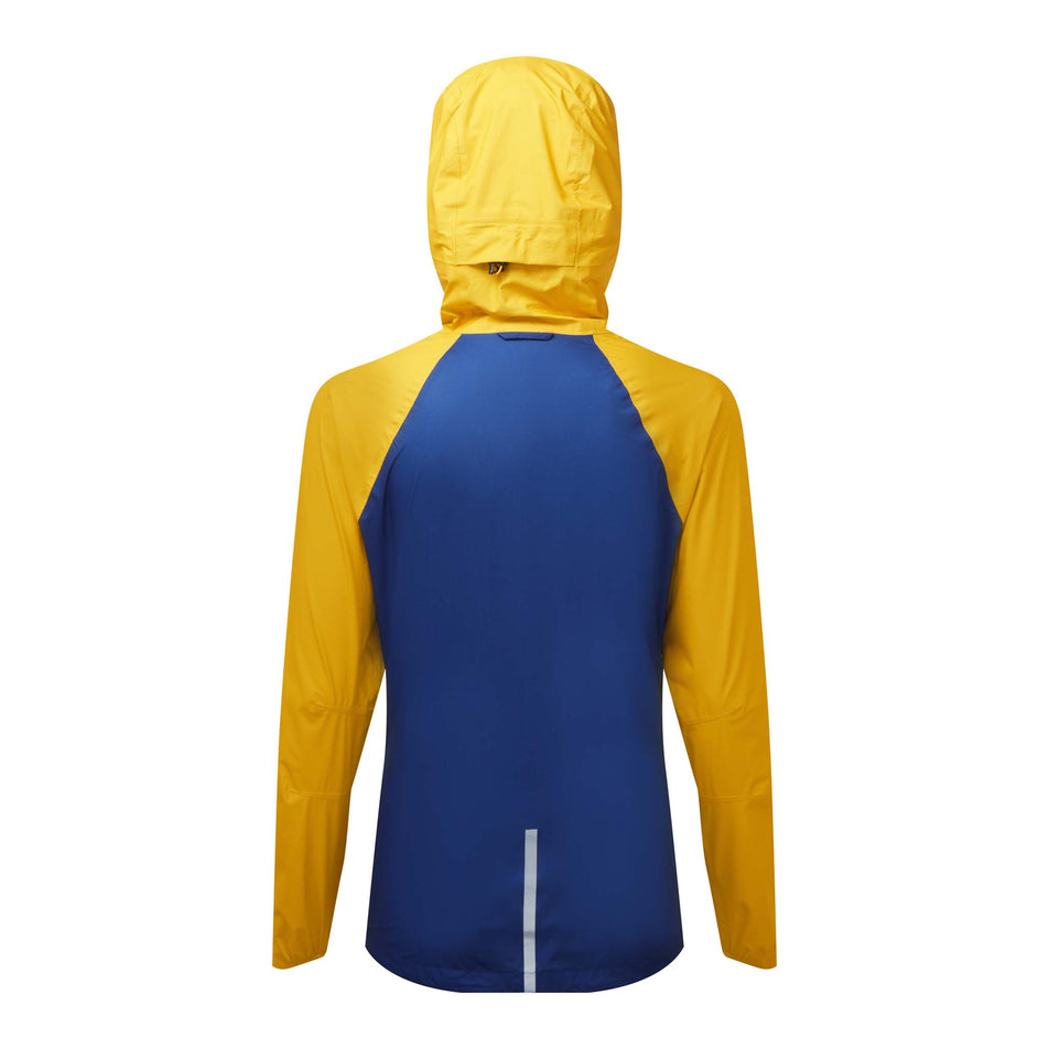 Back view of Ronhill Women's Tech Fortify Running Jacket in multi colour. (7746201976994)