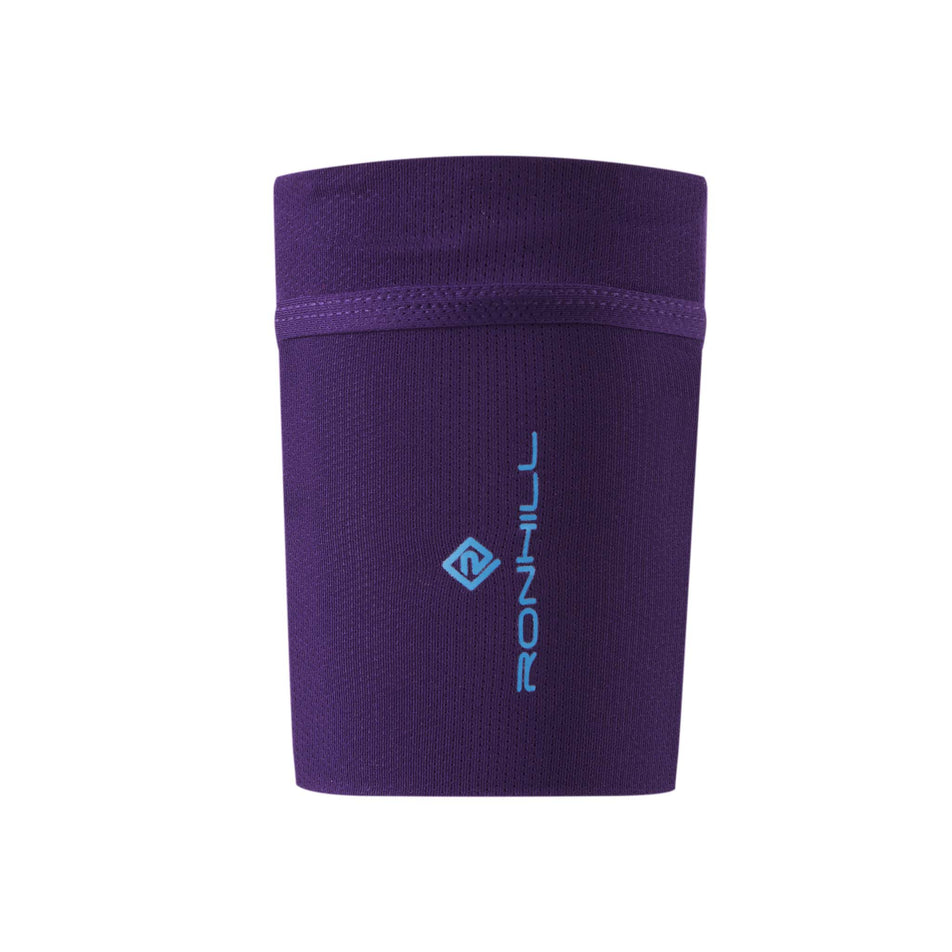 Front view of Ronhill Unisex Stretch Arm Pocket in blue. (7753191293090)