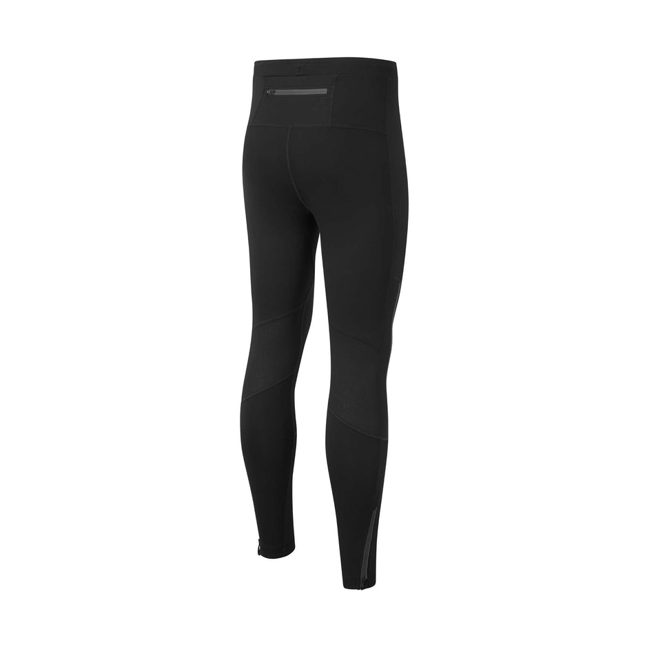 Rear view of Ronhill Men's Tech Revive Stretch Running Tight in black (7593421308066)