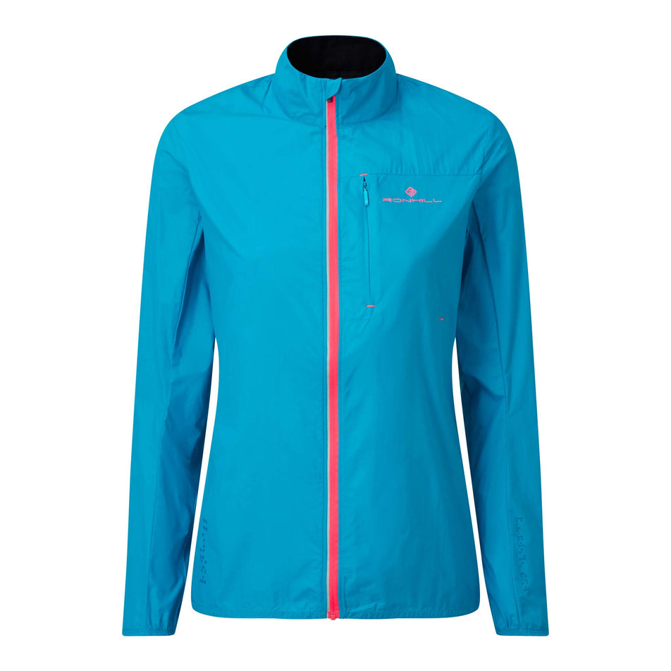 Front view of women's ronhill tech ltw jacket (7282091425954)
