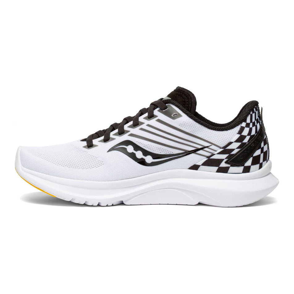 Medial view of women's Saucony Kinvara 12 running shoe (6890853597346)
