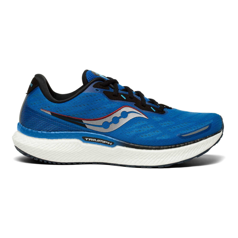 Lateral view of men's Saucony Triumph 19 running shoe (6890612031650)