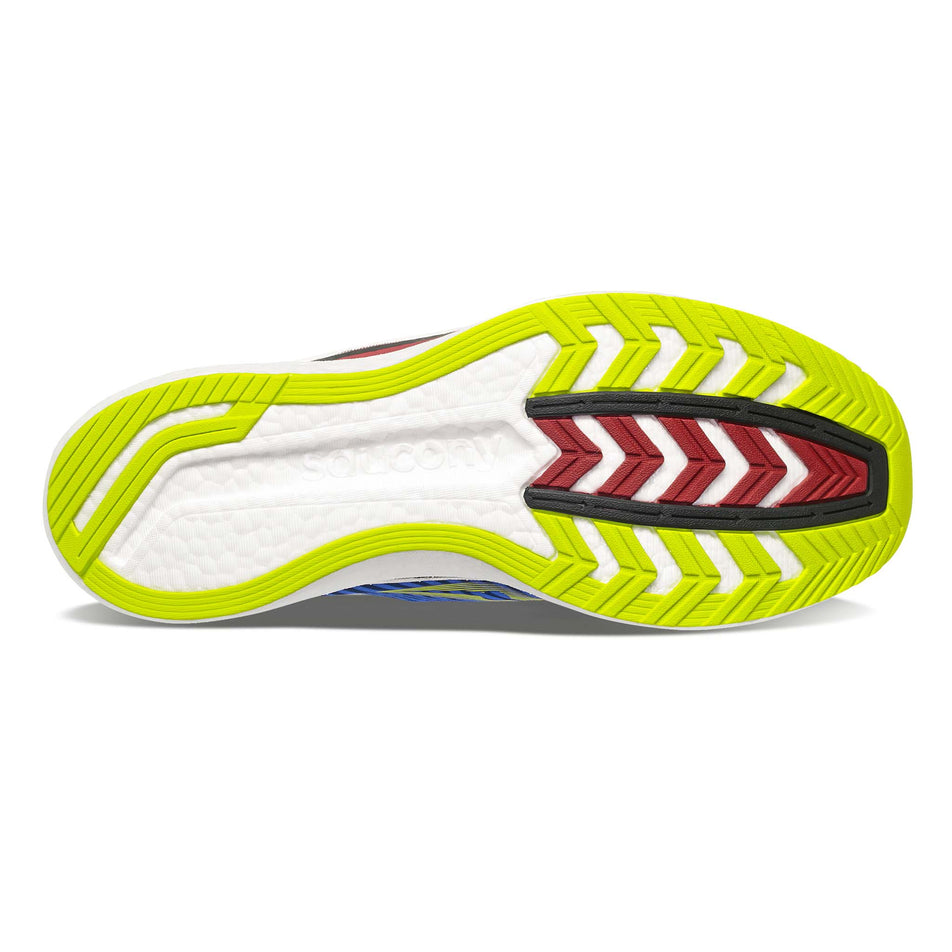 Outsole view of men's saucony endorphin pro 2 running shoes (7271792148642)