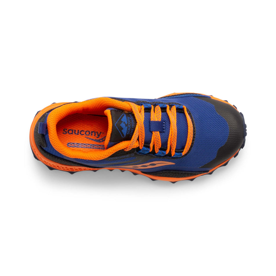 The upper of the right shoe from a pair of boys' Saucony Peregrine Shield Running Shoes (7525293555874)