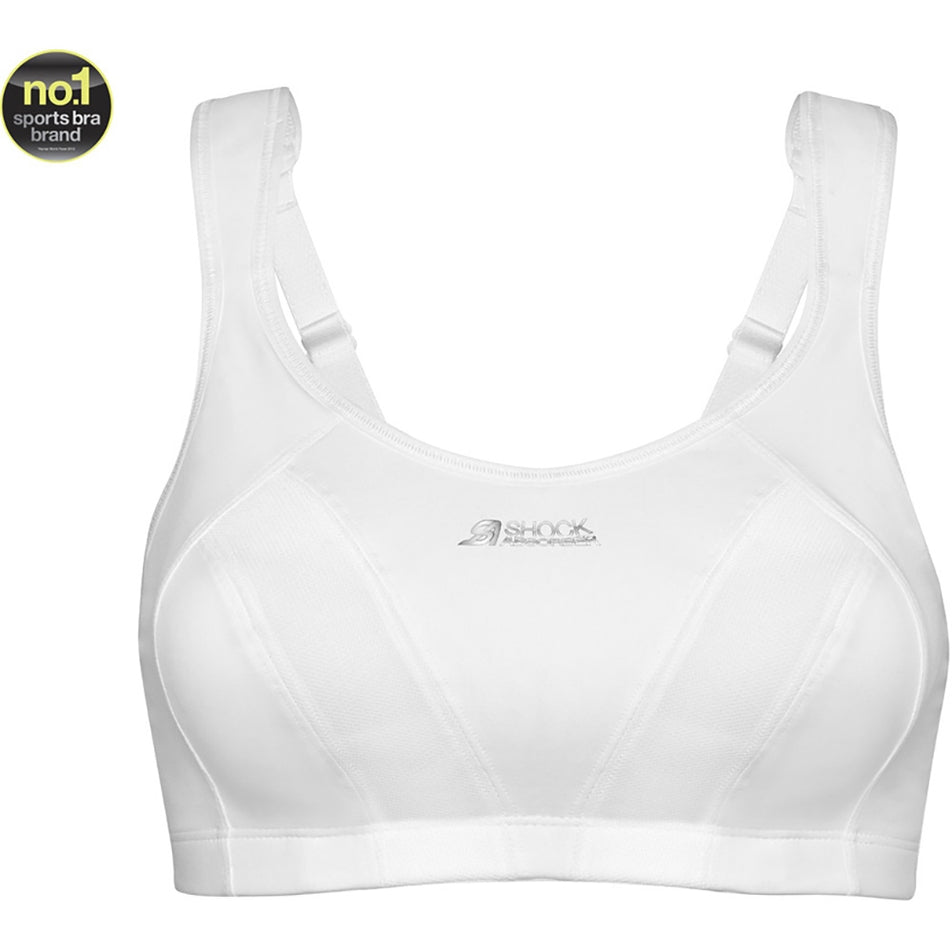 Front view of women's shock absorber b4490 max sports bra (7064280105122)