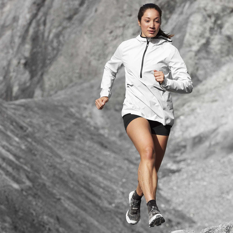 Woman running outdoors wearing a pair of On Cloudultra Running Shoes (6888586412194)
