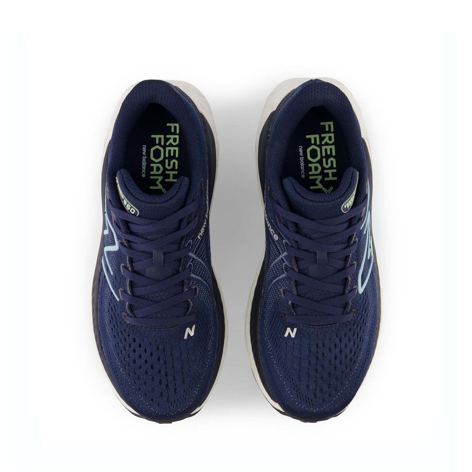 Pair upper view of New Balance Women's Fresh Foam 860v13 Running Shoes in Navy (7761306517666)