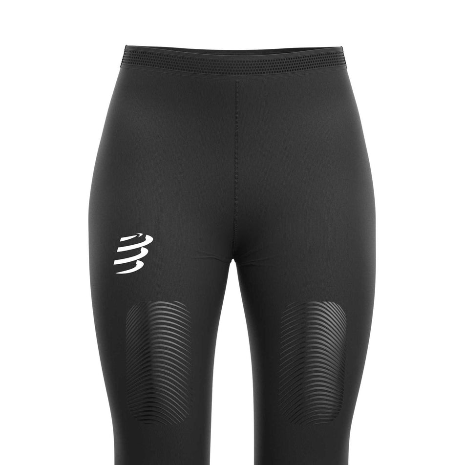 Thigh view of women's compressport trail under control pirate 3/4 length tights (7051944493218)