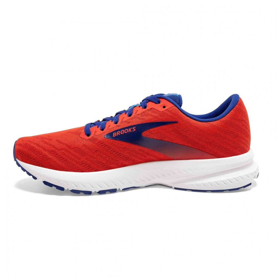 Medial view of men's brooks launch 7 running shoes (7016901836962)