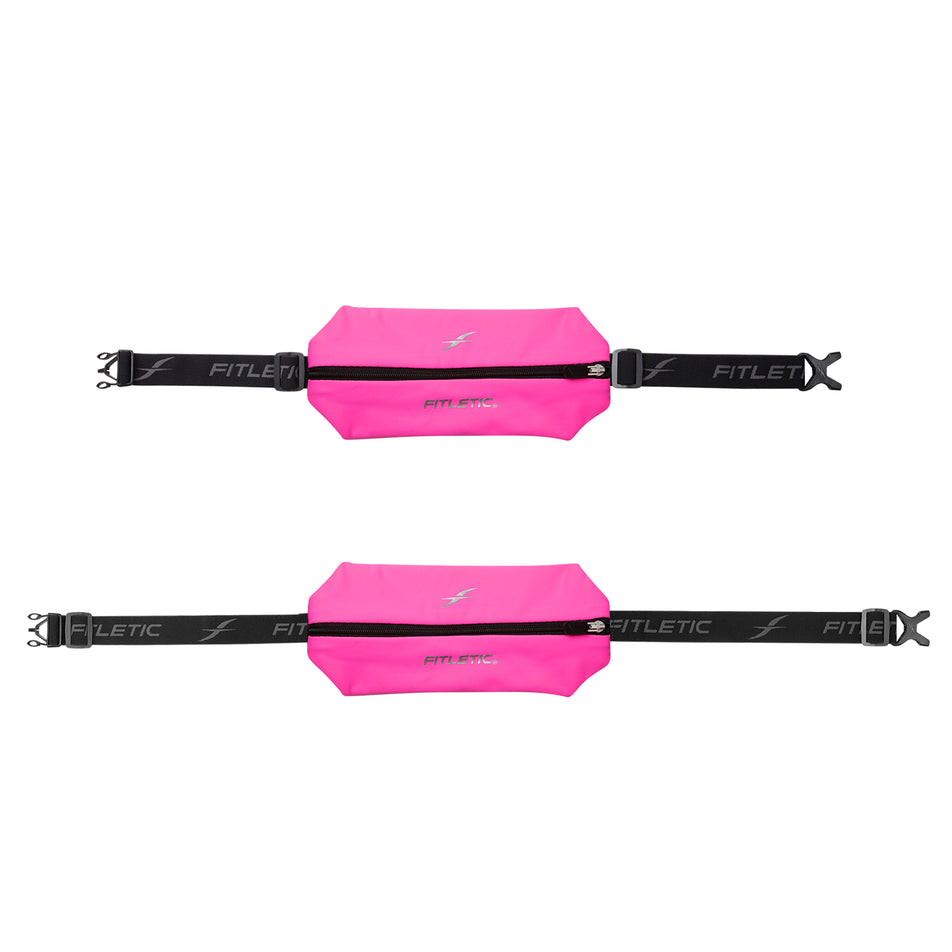 Stretched front view of unisex fitletic mini sport belt (7037620682914)