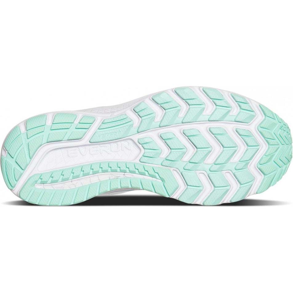 Outsole view of women's saucony guide iso running shoes (7027779403938)