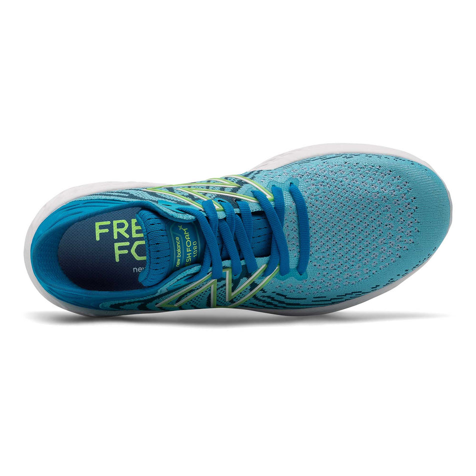 Upper view of women's new balance fresh foam 1080v11 running shoes (6888119304354)
