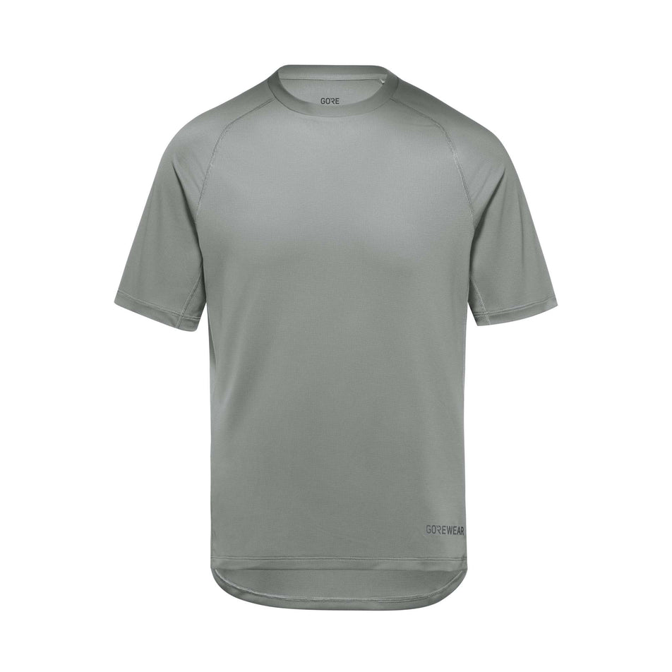 Front view of a GOREWEAR Men's Everyday Solid Shirt in the Lab Gray colourway (8166479855778)