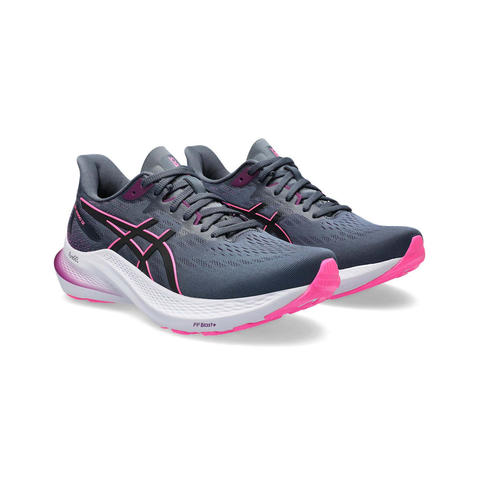 A pair of Asics Women's GT-2000 12 Running Shoes in the Tarmac/Black colourway (8030208032930)