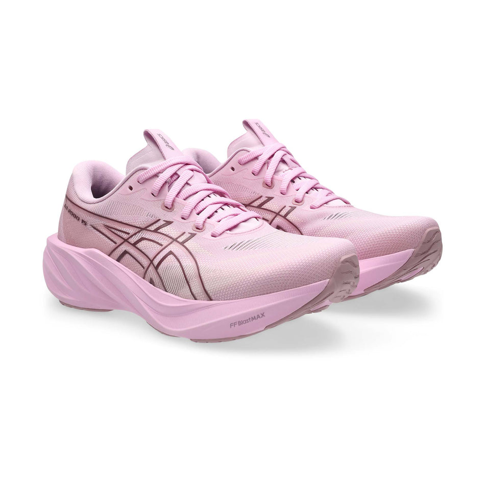 A pair of ASICS Women's GT-2000 15 Running Shoes in the Hazy Lilac/Taro Purple colourway.
