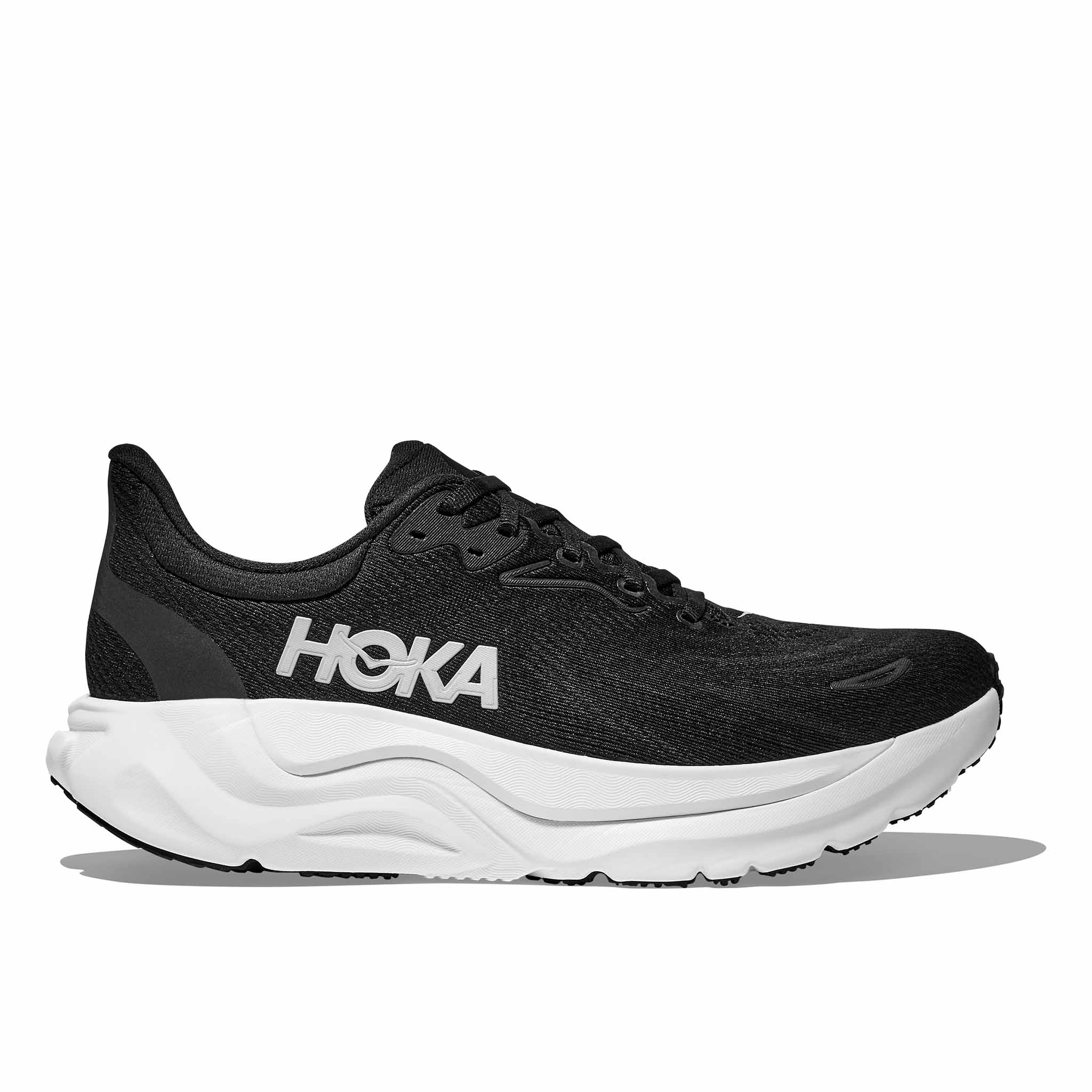 HOKA Women's Arahi 8 Running Shoes - Black/White | Run4It