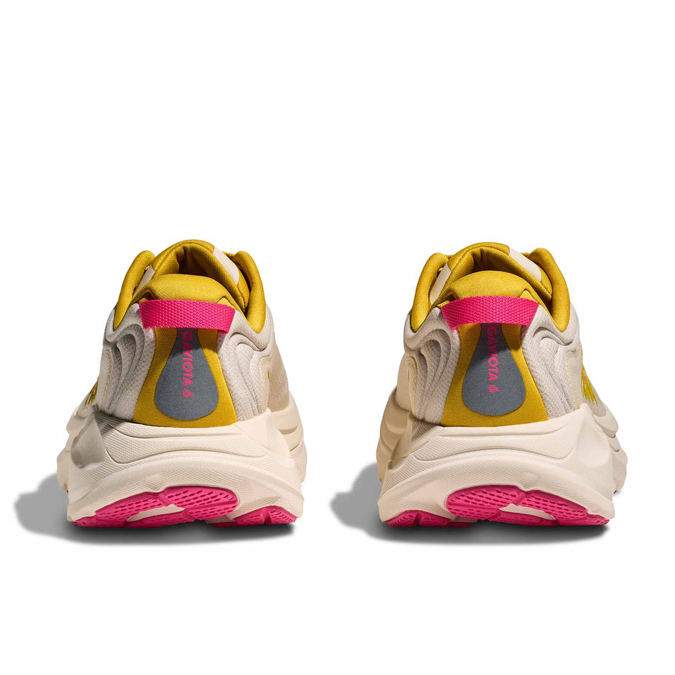 HOKA | Women's Gaviota 6 Running Shoes - Birch/Yellow Gold
