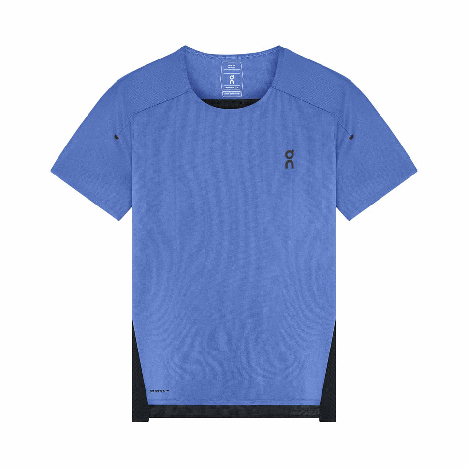 Front view of the On Women's Performance-T in the Sailor/Navy colourway.