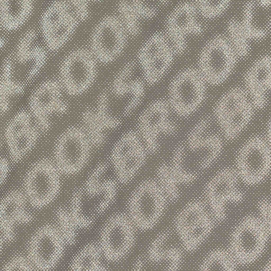 Close-up view of the reflective print on the Brooks Men's Canopy Reflective Jacket in the Reflective Wordmark Bone colourway.