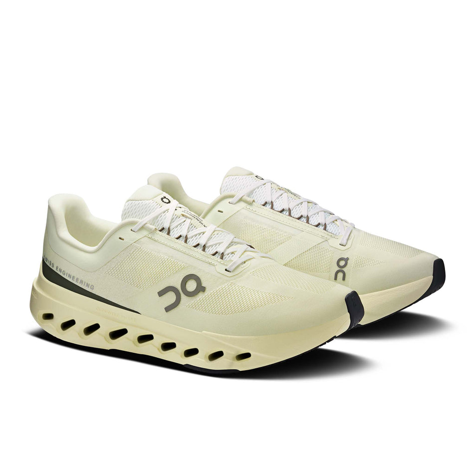 A pair of On Men's Cloudsurfer Next Running Shoes in the Seedling/Seedling colourway.