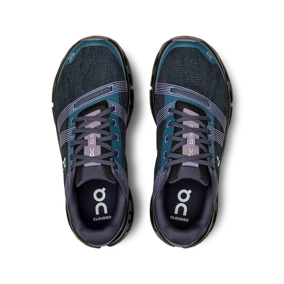 The uppers on a pair of On Women's Cloudgo Running Shoes in the Storm | Magnet colourway (7986199593122)