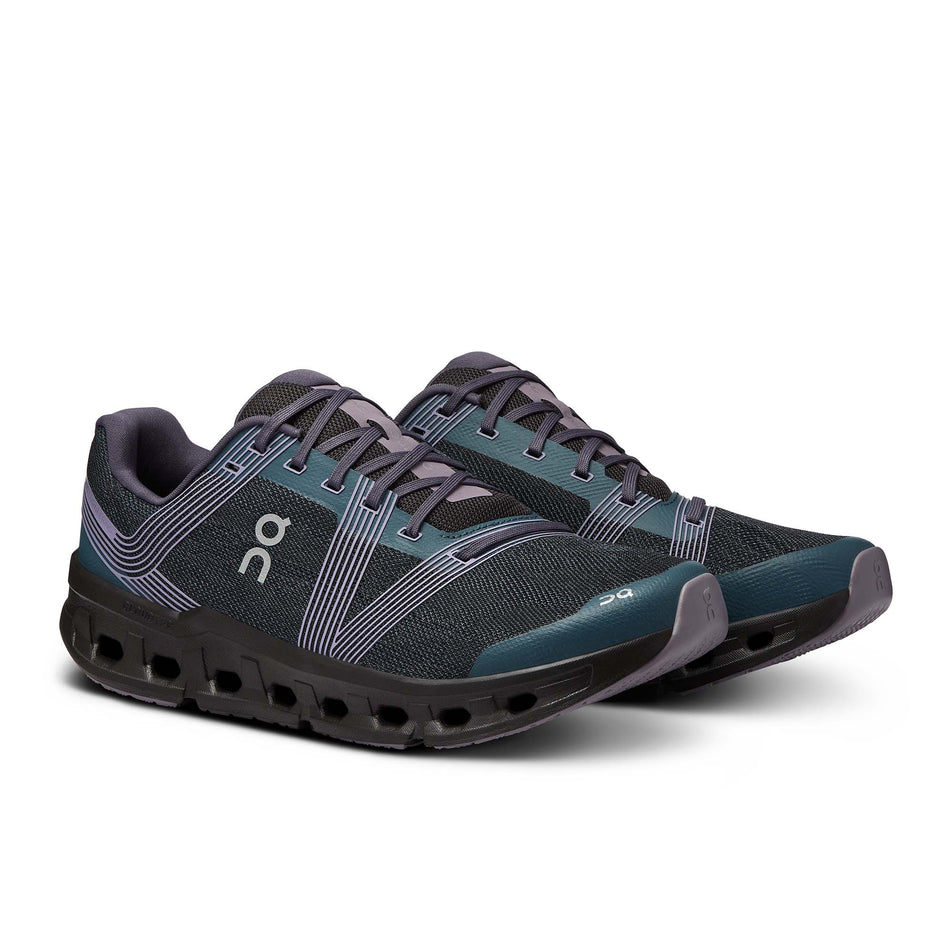 A pair of On Men's Cloudgo Running Shoes in the Storm/Magnet colourway (7986197725346)